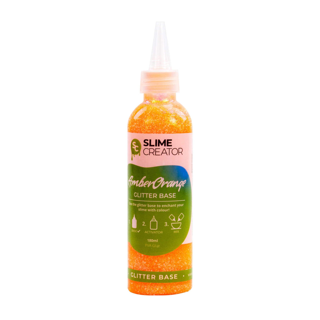 Slime Creator - Glitter Base - Amber Orange