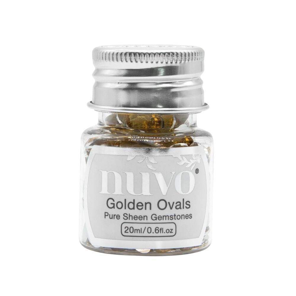 Nuvo - Pure Sheen Gemstones - Golden Ovals - 1406n