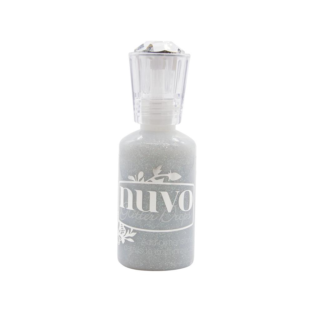 Nuvo Glitter Drops Nuvo - Glitter Drops - Silver Crystals - 774n