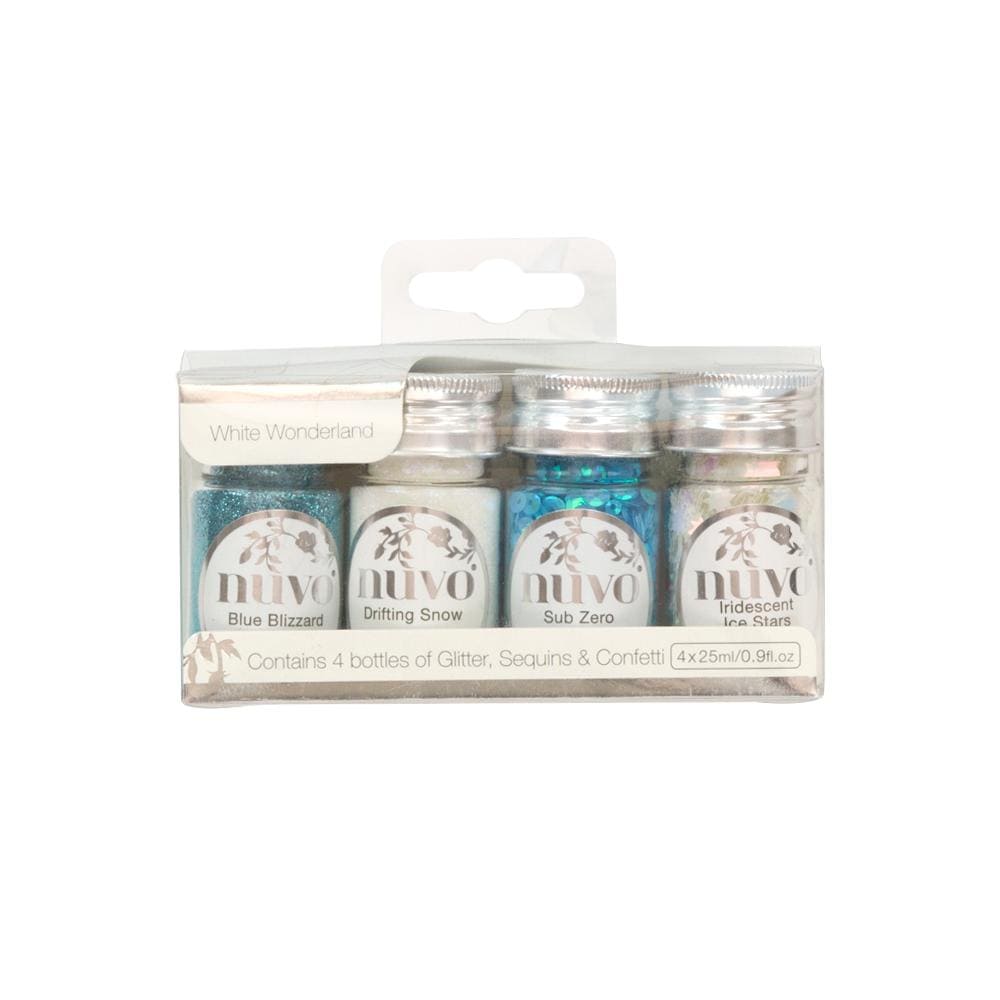 Nuvo Nuvo Glitter Nuvo - Pure Sheen 4 Pack - White Wonderland - 308N